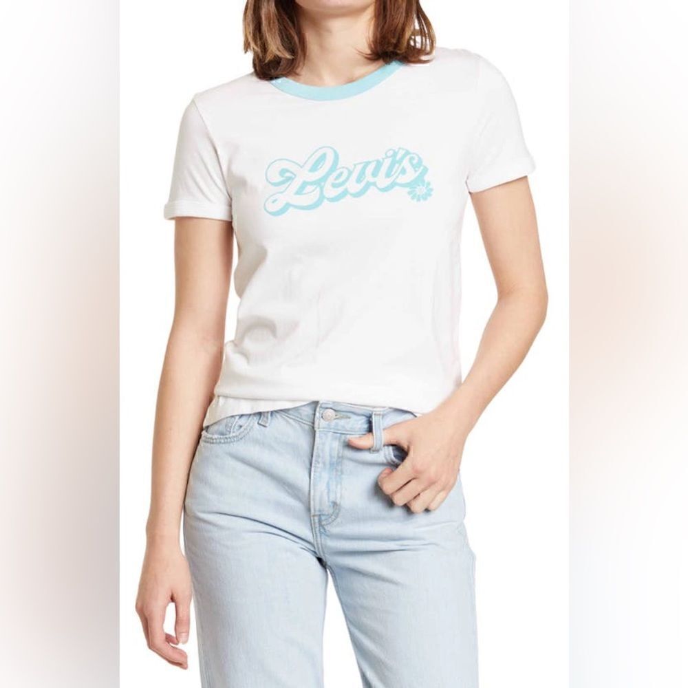 Levi’s Cotton Logo Ringer T-shirt